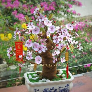 nguyên liệu làm hoa đào