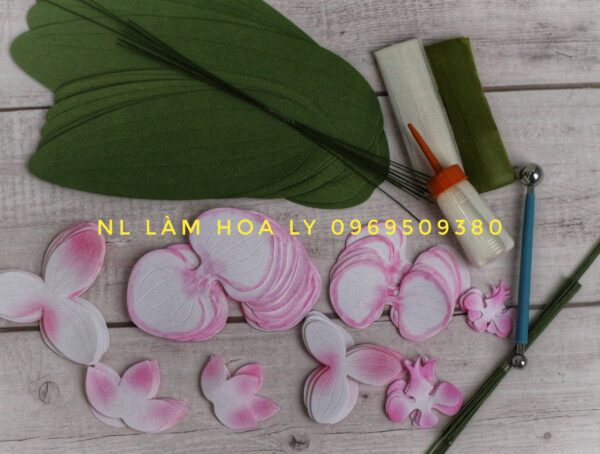 nguyên liệu làm hoa giấy