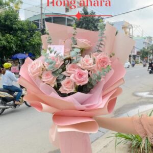 Bó hoa hồng ohara 02