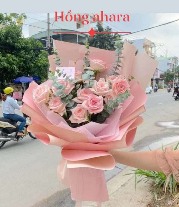 Bó hoa hồng ohara 02