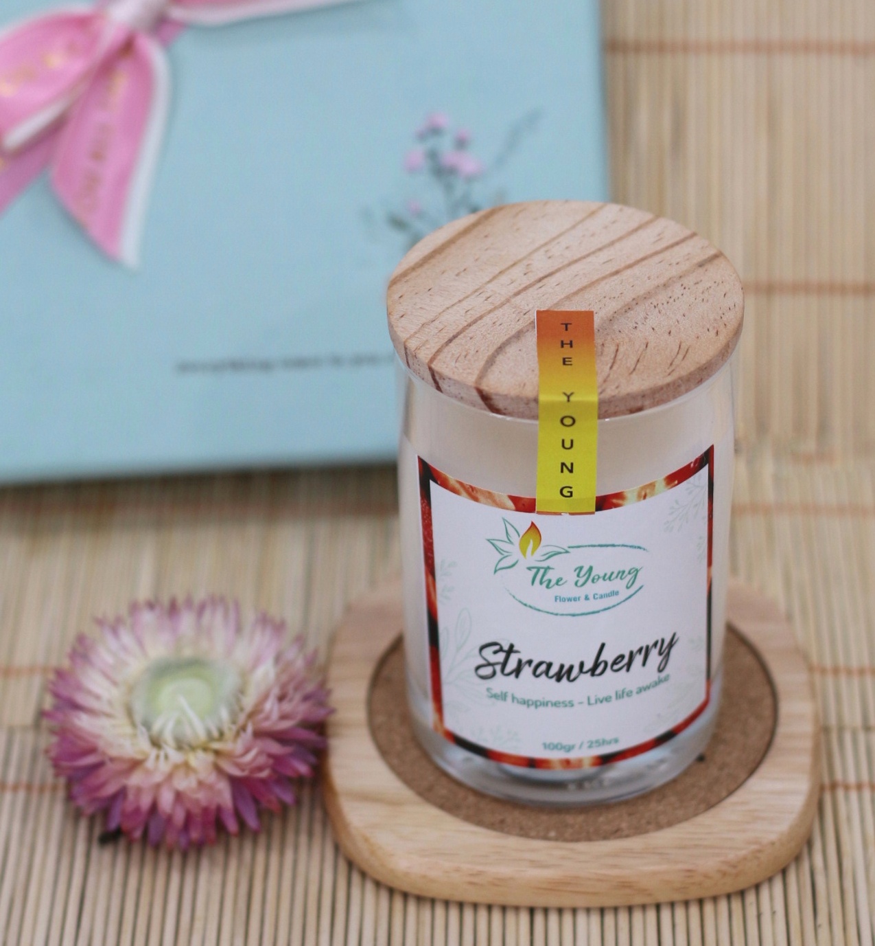 Strawberry - nến thơm mùi dâu tây