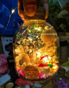 Bình Hoa Đèn Led Trang Trí