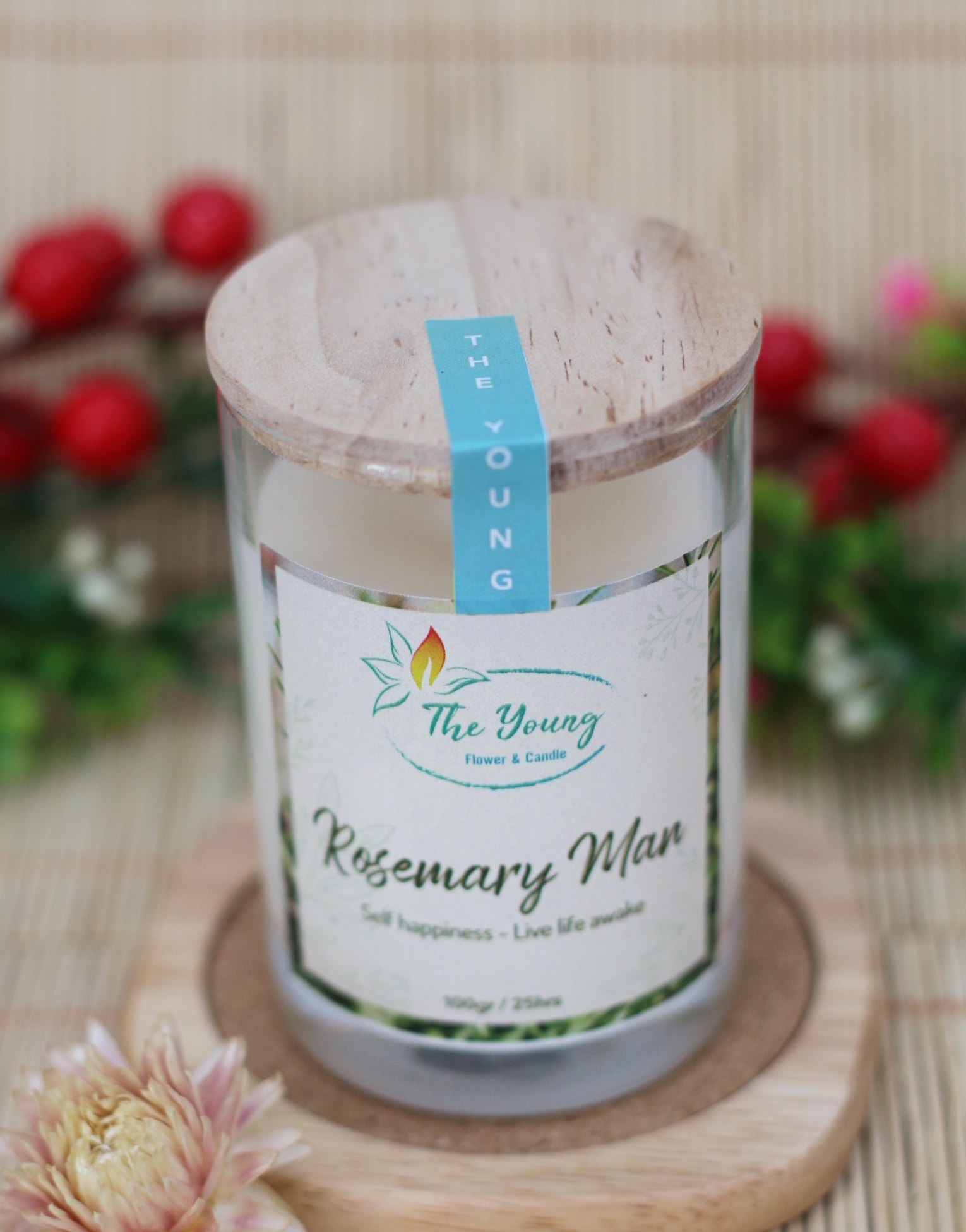 nến thơm hương thảo nam tính